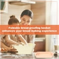 thumbnail image 5 of 2 Pcs Silicone Bread Proofing Basket-Bread Banneton Proofing Basket for Sourdough,BPA Free silicone fermentation basket (Square), 5 of 9