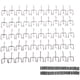thumbnail image 1 of Ganchos para tablero perforado YONGSHENG 50 Uds 2 pulgadas Plata, 1 of 5