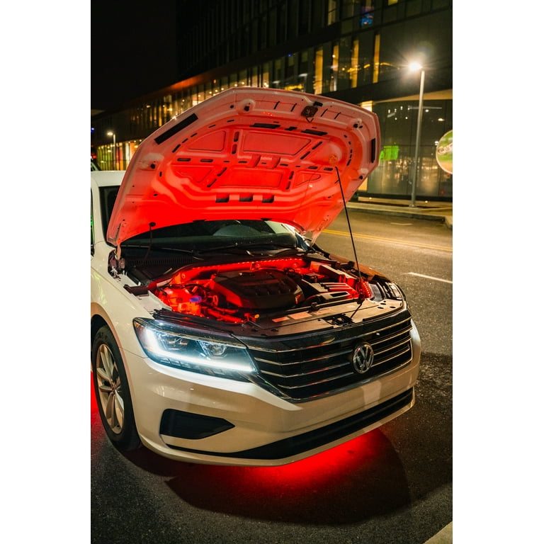 Alpena Sound Reactive LED Car Window Sticker - Baby On Board, Music Sync, Peel & Stick, Battery Operated