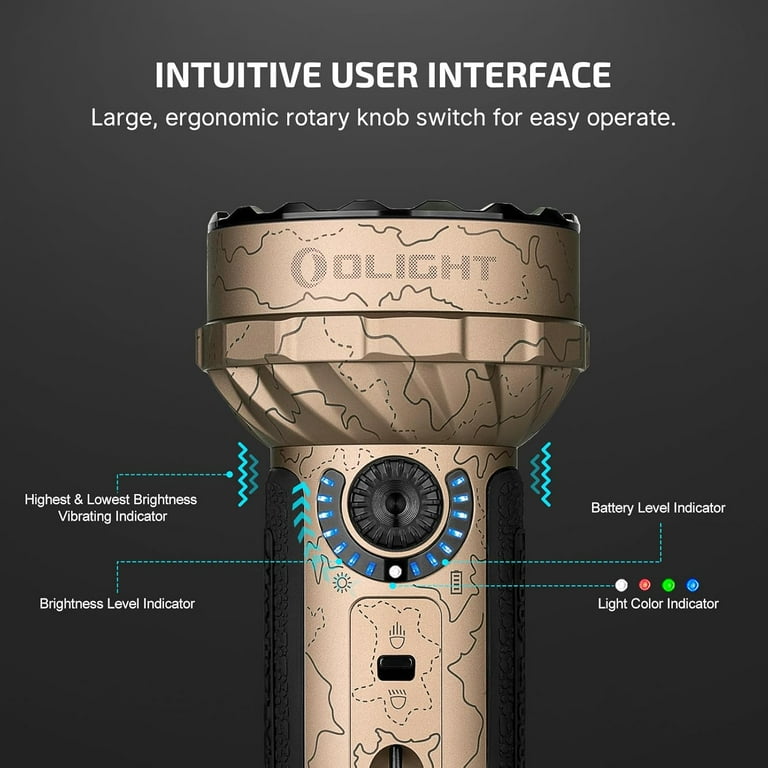 OLIGHT Marauder Mini 7,000 Lumens Bright Flashlight with 600