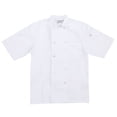 thumbnail image 1 of Chef Works Volnay Manteau de Chef de Base à Manches Courtes, Blanc, 1 of 5