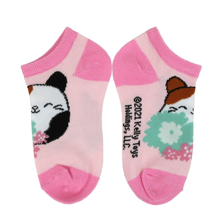 Squishmallows Characters 6-Pack Kids Ankle Socks