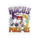 thumbnail image 2 of Camiseta De Mujer Camiseta De Verano Para Mujer Para Viajes En La Calle TrabajoWomen's Halloween Graphic T-Shirt - "HOocus Poke-us" Fun Print, Casual Round Neck Short Sleeve, Comfortable Polyester B, 2 of 6
