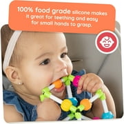 Fat Brain Toys Quubi Flexible Sensory Cube, Sensory Learning, Tactile Development, Ages 3 Months+