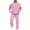 Pink&&100, variant on CONROSES Mens Tracksuits 2 Peice Set Casual Sweat Suit for Men Solid Long Sleeve Hoodies Sweatpants Fall Winter Athletic Jogging Track Suits