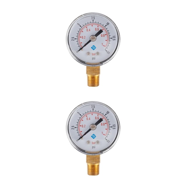 Kenally Escala clara Medidor de presión hidráulica Probador de aceite de agua Medidor de trabajo profesional Herramienta de reparación Tipo 2 2Conjunto
