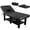 Black(31.50 x 31.50 x 23.63 in), variant on Adjustable 3-Section Tattoo Massage Bed, 881LBS Heavy Steel Frame Beauty Facial Chair with Rolling Stool for Salon Spa Use