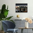 thumbnail image 3 of ONETECH Black and White Brooklyn Bridge Canvas Wall Art New York City Picture Print Skyline Painting on Canvas Modern Home Office Wall Decoration Ready to Hang 16x12inch, 3 of 6