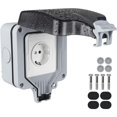 thumbnail image 1 of Enchufe impermeable IP66 con interruptor y caja de conexiones impermeable, enchufe de pared a prueba de polvo para cocina, baño, garaje, piscina y jardín esquí esquí Gafas de esquí, 1 of 4