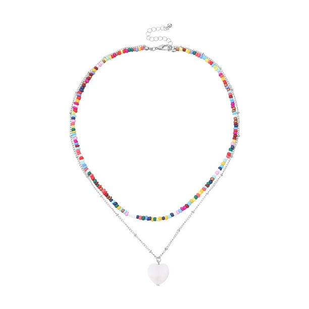 Necklace on sale beads walmart