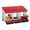 Red, variant on EuKer Nesting Box for Chicken, 3 Hole Metal Laying Box with Soft Pad and Bracket for Hens, Ducks, Rabbits, Red