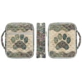 thumbnail image 2 of Xoenoiee Boho Mandala Dog Paw Pattern Quilted Bible Cover Case for Women Men, Large Bible Bag Bible Study Supplies Accessories Christian Gifts, Portable Tote Bag with Sturdy Handle and Pocket, 2 of 7