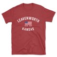 thumbnail image 1 of Leavenworth Kansas Patriot Men's Cotton T-Shirt, 1 of 1