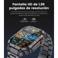 thumbnail image 2 of Para Reloj Inteligente Hombre(2 Correas),1,96 Amoled, 2 of 7