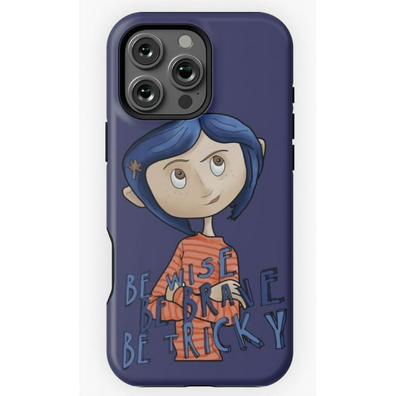 Coraline Cartoon Phone Case for iPhone 16 15 14 13 12 11 Pro Max