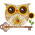 thumbnail image 3 of CafePress - Owls Autumn Song T Shirt - Men's Classic Cotton T-Shirts, 3 of 3