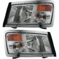 thumbnail image 4 of For 08-11 Dakota Truck Headlight Headlamp w/Black Bezel Head Light Lamp SET PAIR, 4 of 5