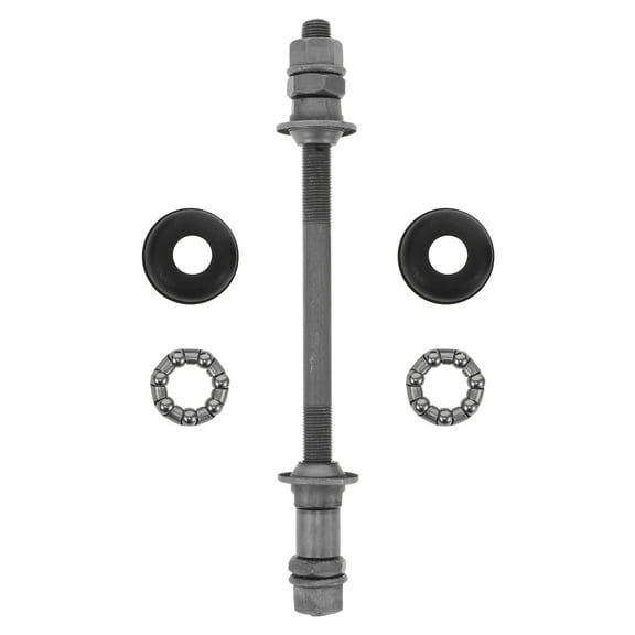 HOMEMAXS 1 Set Bicycle Front Hub Axle Hollow Shaft with Front and Rear Axle Kits Bike Repair Tool Accessories for Mountain Bikes