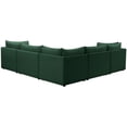 thumbnail image 3 of Meridian Furniture Jacob Sectionnel Modulaire en Velours Vert, 3 of 11