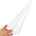 thumbnail image 6 of Supvox DIY Cone Foam White for Teachers Christmas Decoration 6Pcs 9.3x3.5x3.5in, 6 of 8