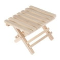 thumbnail image 2 of 1:12 Sillas de Mesa de Playa en Miniatura de Madera para Jardín, Playa, Piscina, 2 of 9