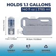 thumbnail image 4 of 1.1 Gallon Refrigerator Water Dispensers Bottle with Faucet, Spigot & 58mm Screw Cap Fridge Beverage, 4 of 5