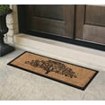 thumbnail image 2 of A1HC Natural Coir and Rubber Flocked Large Door Mat, Thick Durable Doormats for Indoor Outdoor Entrance,Heavy Duty,Thin Profile Door Mat, Long Lasting Entry Doormat,18"x48", National Oak Tree Black, 2 of 6