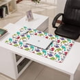 thumbnail image 3 of Long Mouse Pads for Desk,Colorful Dinosaurs Birthday Text Pattern Desk Mats on Top Of Desks, Desk Mouse Pad Extra Large with 3mm Non-Slip Base and Stitched Edge for Gaming,Office,Work,Home 31.5"x15.7", 3 of 6
