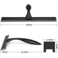 thumbnail image 3 of All-purpose Shower Squeegee For Shower Doors, Bathroom, Window And Car Glass - Black, Stainless Steel, 3 of 5