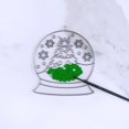 thumbnail image 4 of Kit Art Craft Winlyn, 24 globos de nieve navideños, atrapasoles, 4 of 9