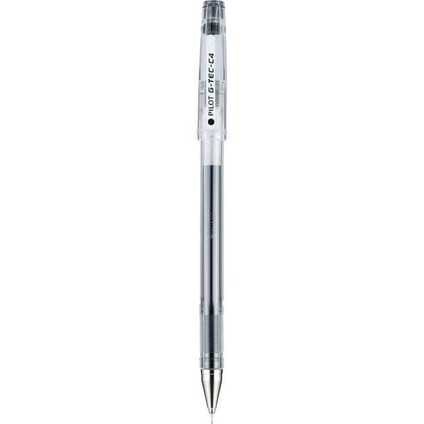 Bolígrafos enrollables de tinta de gel Pilot G-Tec-C ultrafinos de 0,4 mm