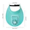 thumbnail image 2 of Sombrero con visera con ventilador, protección solar, viseras superiores vacías, ventilador recargable con velocidades ajustables para niños y adultos, 2 of 9
