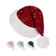 thumbnail image 1 of wonima02 Christmas Santa Hat Xmas Holiday Hat Adults Unisex Comfort Faux Fur for Christmas Party Supplies, 1 of 1