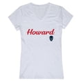 thumbnail image 1 of W Republic 555-171-WHT-05 T-Shirt Femme Howard Bison Script, Blanc - 2TG, 1 of 1