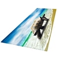 thumbnail image 1 of Alfombra de , Alfombrilla Antideslizante para Puerta, Alfombrilla Navideña para Dormitorio , Alfombrilla Antideslizante para Piso Azul BLESIY Alfombra Runner Rug Floor, 1 of 7