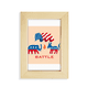 thumbnail image 1 of Donkey Elephant lucha Presidente Escritorio de madera Arte Pintura 5x7 pies Marco de foto, 1 of 4