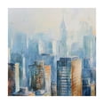thumbnail image 4 of WYYP Skyscraper Urban Environment Modern Art Square Table Cover 100% Polyester Fiber 52*52, 4 of 8