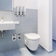 thumbnail image 5 of CZQ 3 in 1 Chamber Wall Mounted Bathroom Shower Pump Dispenser Dispensers for The Shower Shampoo and Conditioner Dispenser Shower Dispenser 3 Chamber no Drill(17.6 oz Triple Colourless), 5 of 6