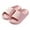 Pink, variant on Kids Slides Teens Non-Slip Cushioned Thick Sole Slippers Open-Toe Sandals Solid Color Letter Prnted Home Beach Pool Shower Shoes Pink 10-11 Years