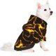 thumbnail image 2 of Fotbe Orange Lightning Sudadera con Estampado para Perros Pequeños – Suéter con Capucha para Mascotas, Tela Suave de Forro Polar con Bolsillo-Medium, 2 of 7