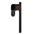 thumbnail image 2 of Special Lite Products SCH1016A-SPK720-BLK Titan Aluminum Curbside Mailbox & Wellington Mailbox Post, 2 of 2