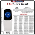 thumbnail image 2 of ComXim Plateau Tournant Électrique Télécommandé Rotatif Support d'Affichage Photographie Plateau Tournant Plateforme Rotative (RCK05-AAA-W/White/05Key), 2 of 3