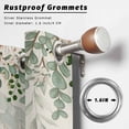 thumbnail image 2 of Outdoor Curtains for Patio Waterproof, St. Patrick's Outdoor Privacy Panels Grommet, Luck Shamrocks Eucalyptus Leaves Flowers Vintage Blackout Outside Curtains for Porch/Cabana 54"x108", 1 Panel, 2 of 8