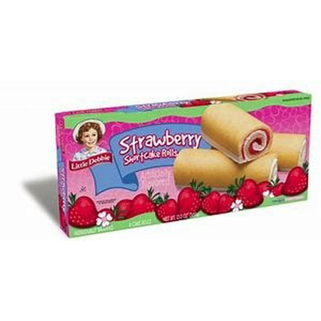 Strawberry Shortcake Rolls - Little Debbie Snack Cakes(2 Boxes) BONUS 1 Little Debbie HONEY BUN (Strawberry Shortcake Rolls)
