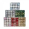 thumbnail image 5 of 12Pcs/lot Christmas Balls Ornaments With Hanging Rope-Christmas Tree Hanging Colorful Balls Decor-Multi-colored Christmas Balls Ornaments for Festival Party Christmas Home Decoration(2.36in), 5 of 6