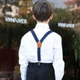 thumbnail image 5 of AWAYTR Unisex Adjustable Polyester Suspenders, Navy Blue, 23.6", 5 of 14