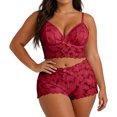 thumbnail image 6 of Pounoo Women's Loungewear Sets Sleeveless Top Elastic Waist Shorts Solid Two Piece Outfits Cozy Breathable Lightweight Sleepwear Gift, 6 of 9