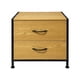 thumbnail image 1 of Buro Para Recamara, Mesa de Noche Auxiliar De Madera MDF Mueble Moderno Con Cajones Para Dormitorio Color Madera, 1 of 5