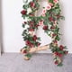 thumbnail image 4 of Laklulu 3 piezas de ratán de flores artificiales, arco de boda, decoraciones de ratán rosa., 4 of 5
