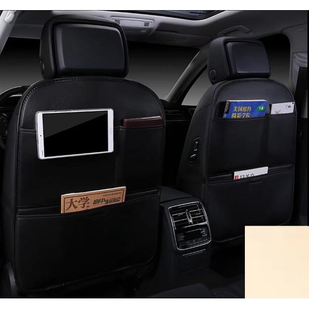 Almohadilla antipatadas para asiento de coche, cojín protector para ni?os, bolsa de almacenamiento, cojín protector antisuciedad, cojín trasero antipatadas (negro) ShuxiuWang 8390606648075